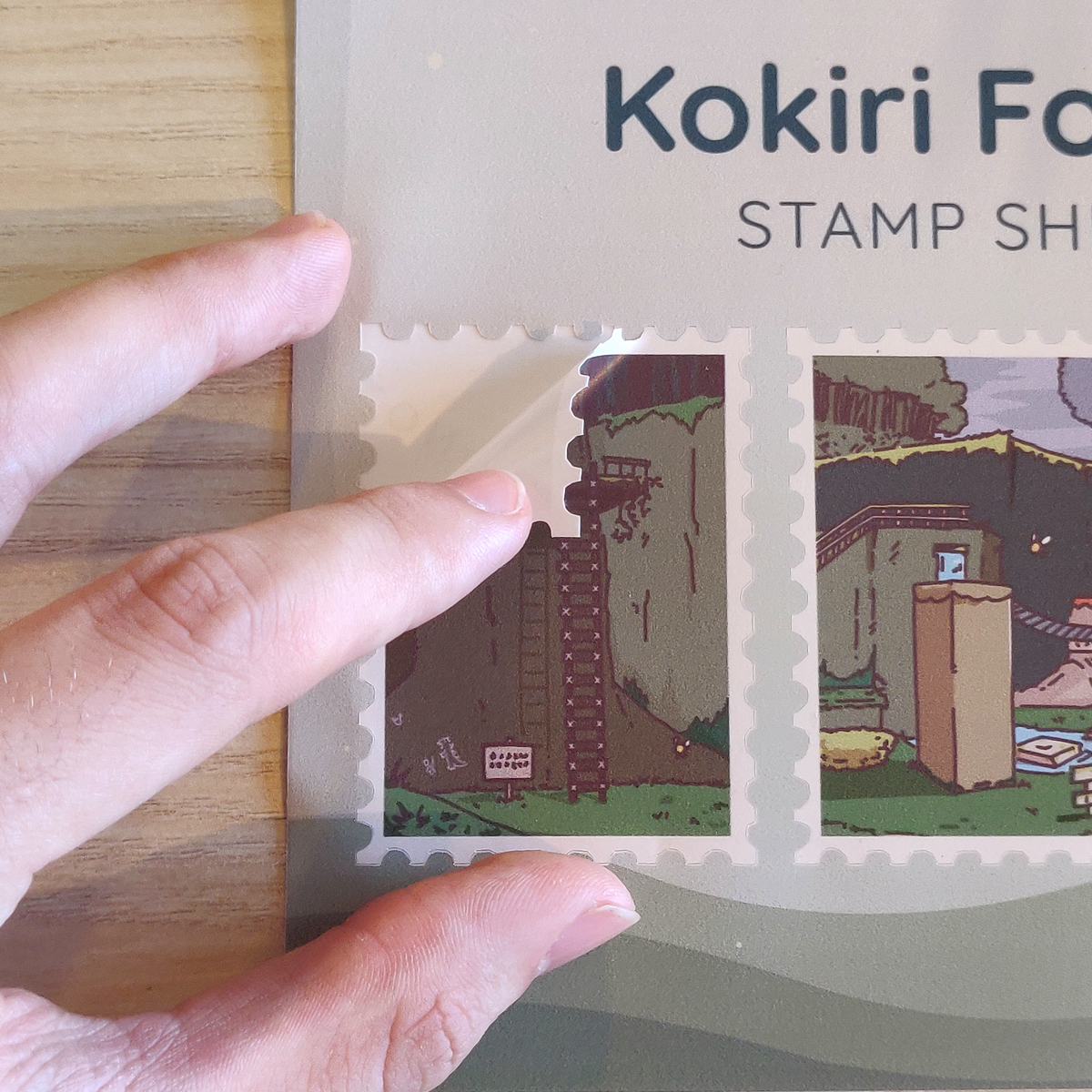 Kokiri Forest - x3 Sticker Stamp Sheet