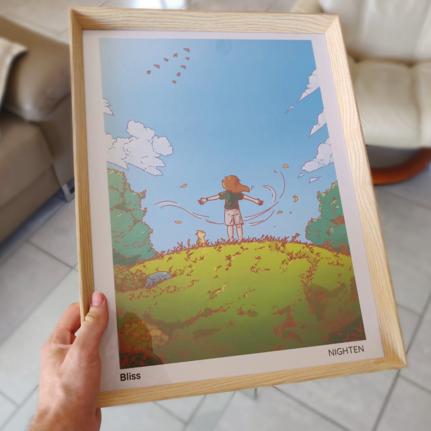 Bliss - Serene Art Print