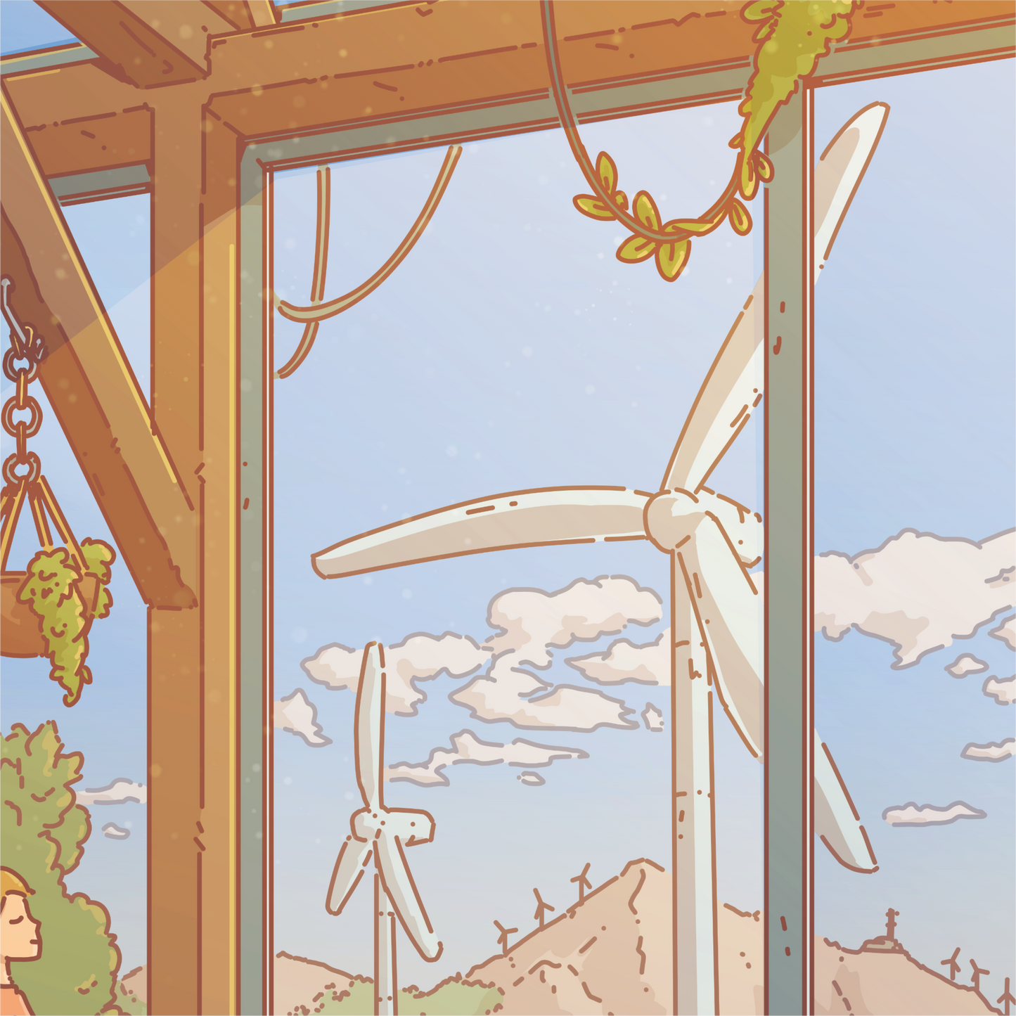 The World We Built - Serene Art Print