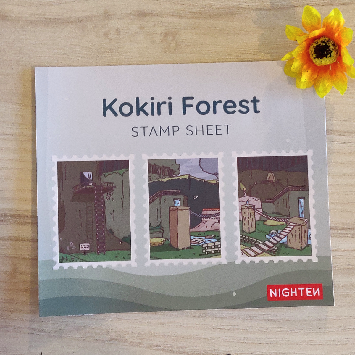 Kokiri Forest - x3 Sticker Stamp Sheet