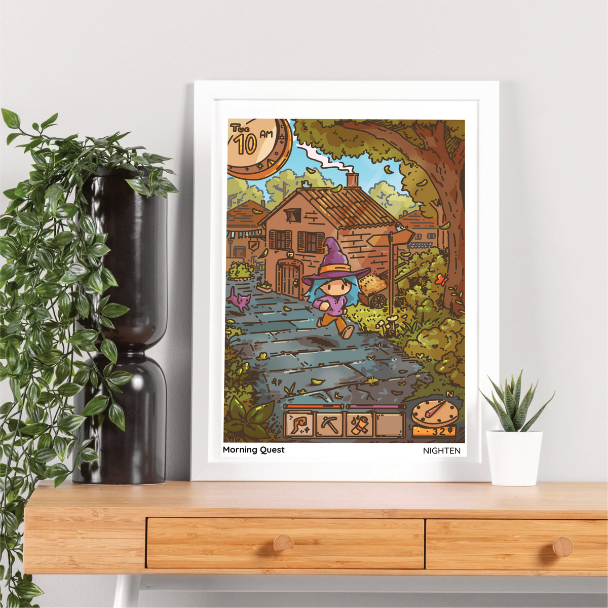 Morning Quest - Serene Art Print