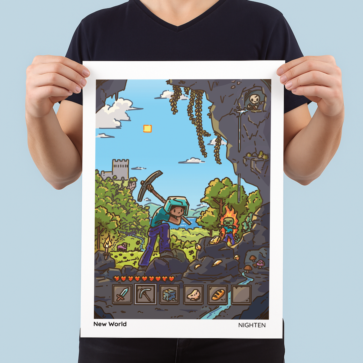 New World - Serene Art Print
