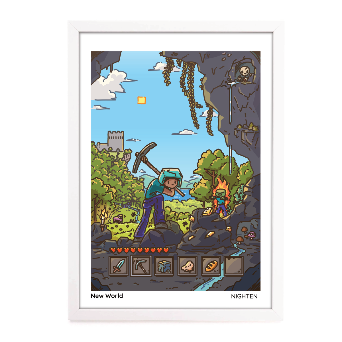 New World - Serene Art Print