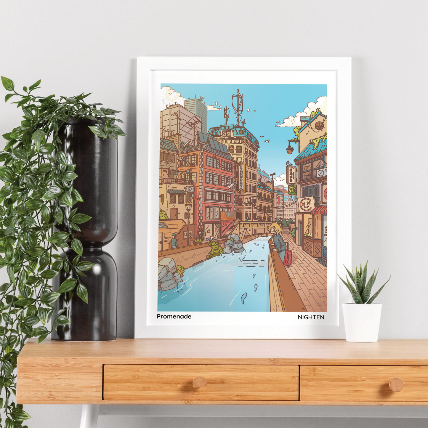 Promenade - Serene Art Print