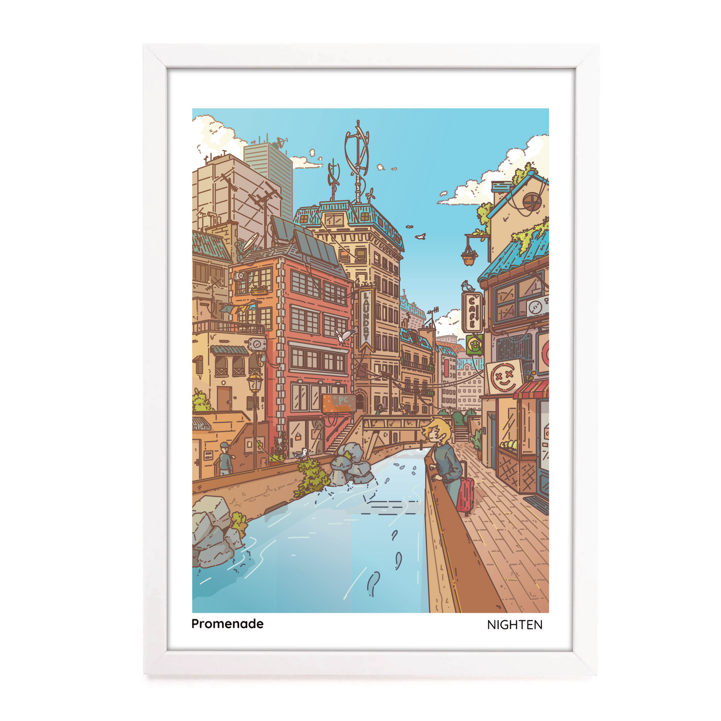 Promenade - Serene Art Print