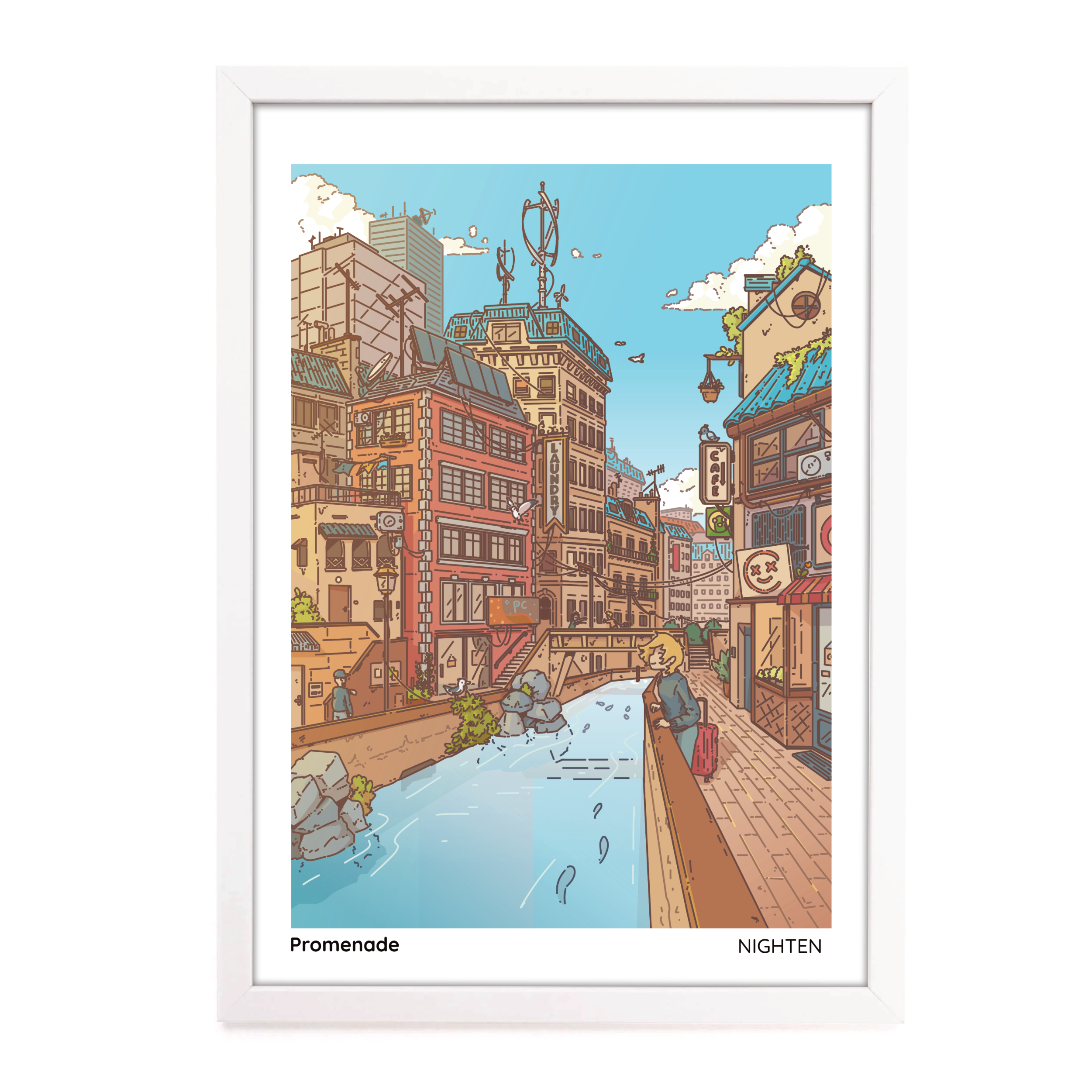 Promenade - Serene Art Print