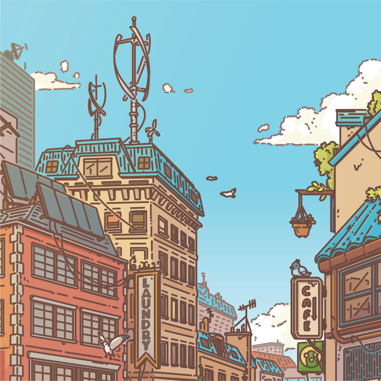 Promenade - Serene Art Print