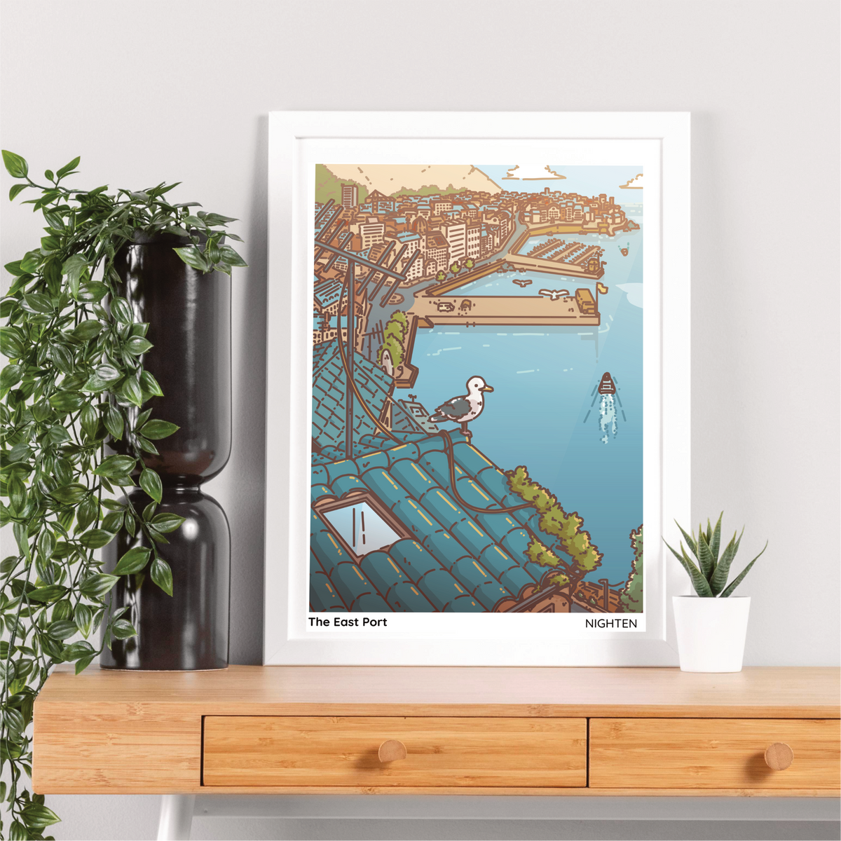 The East Port - Serene Art Print