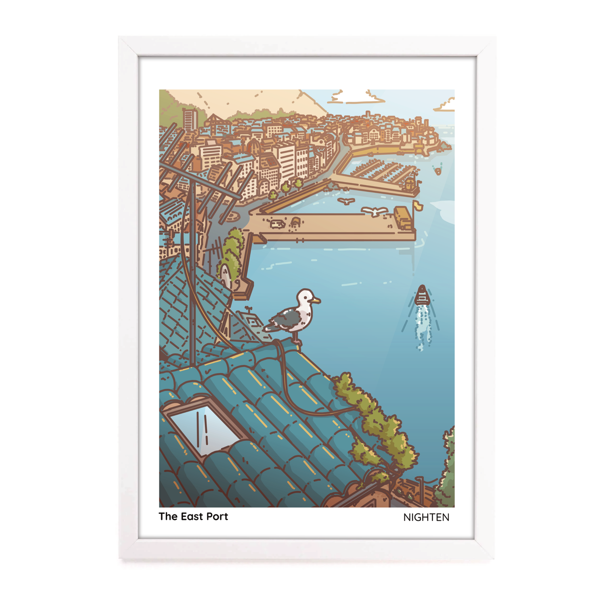 The East Port - Serene Art Print